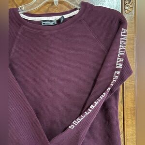 Vintage 90s American Eagle logo long sleeve shirt